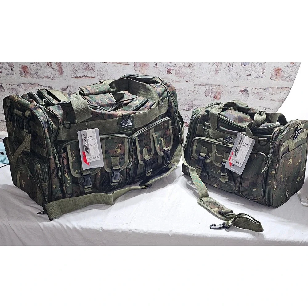 Nexpak Apex Tactical Duffel Bag Set Digital Camo TF130 TF118 Father and Son Set